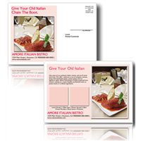 Italian Restaurant EDDM Postcard