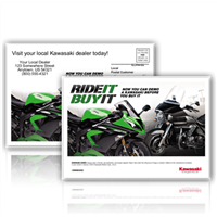 Ride It Buy It EDDM Postcards